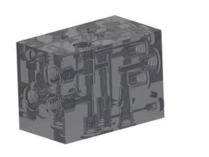 Valve manifold — Salus CAD illustration